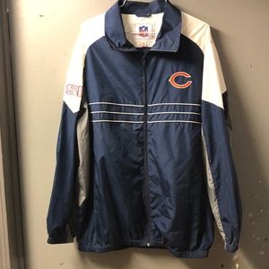 NFL Chicago Bears Windbreaker Jacket, Light weight, size Large, C logo